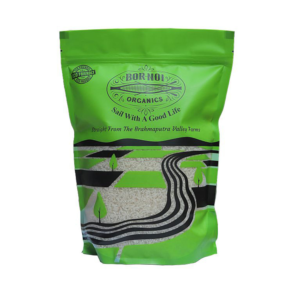 Rice | Straight From The Brahmaputra Valley Farms (Keteki Joha) - Aromatic Rice – Assam – USDA Organic - BOR-NOI ORGANICS – 1000gm