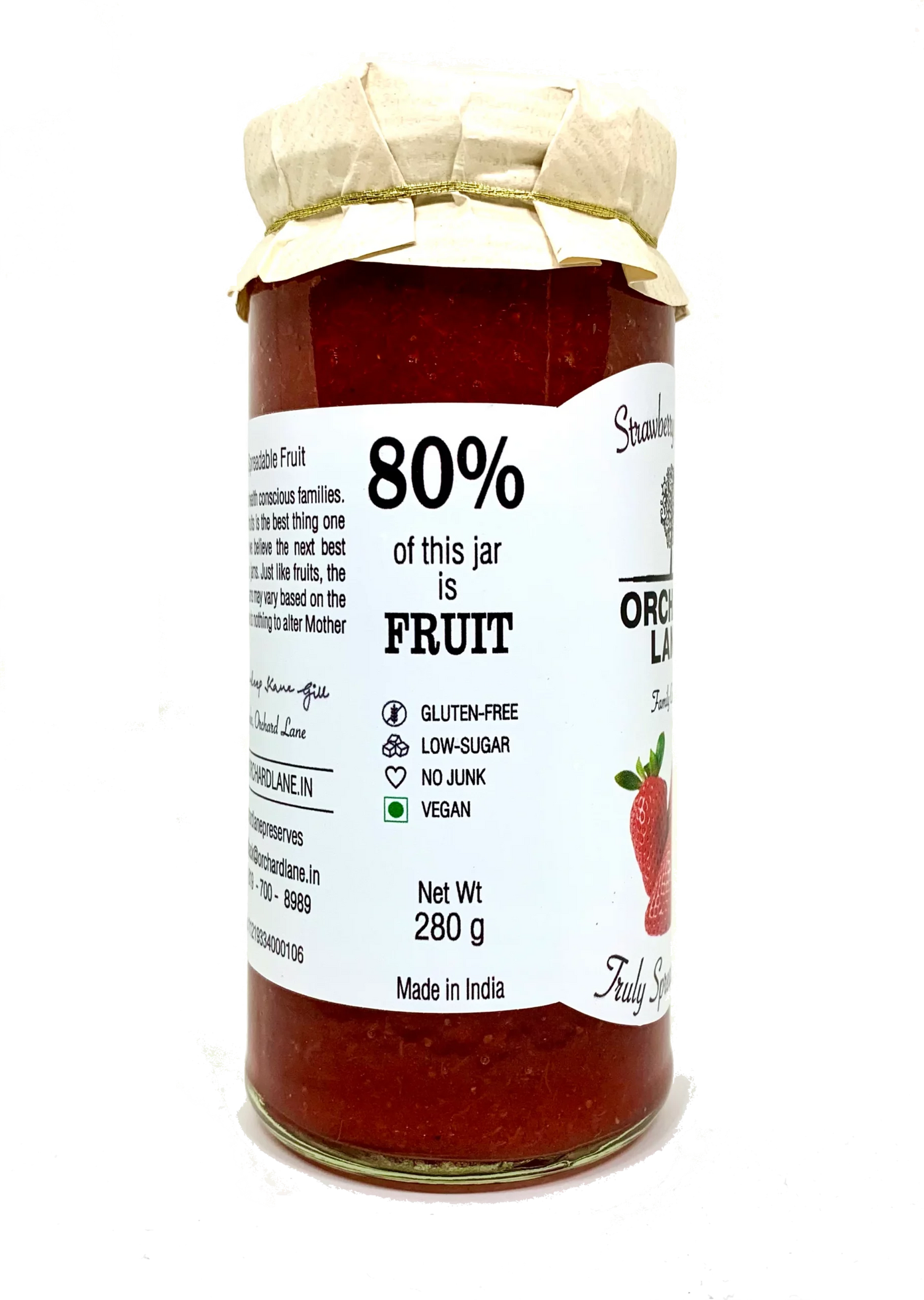 Strawberry Preserve – Orchard Lane – 300gm