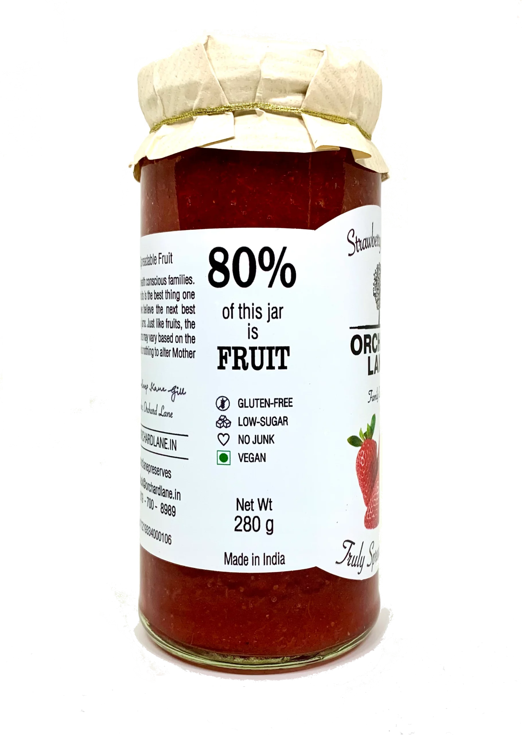 Strawberry Preserve – Orchard Lane – 300gm