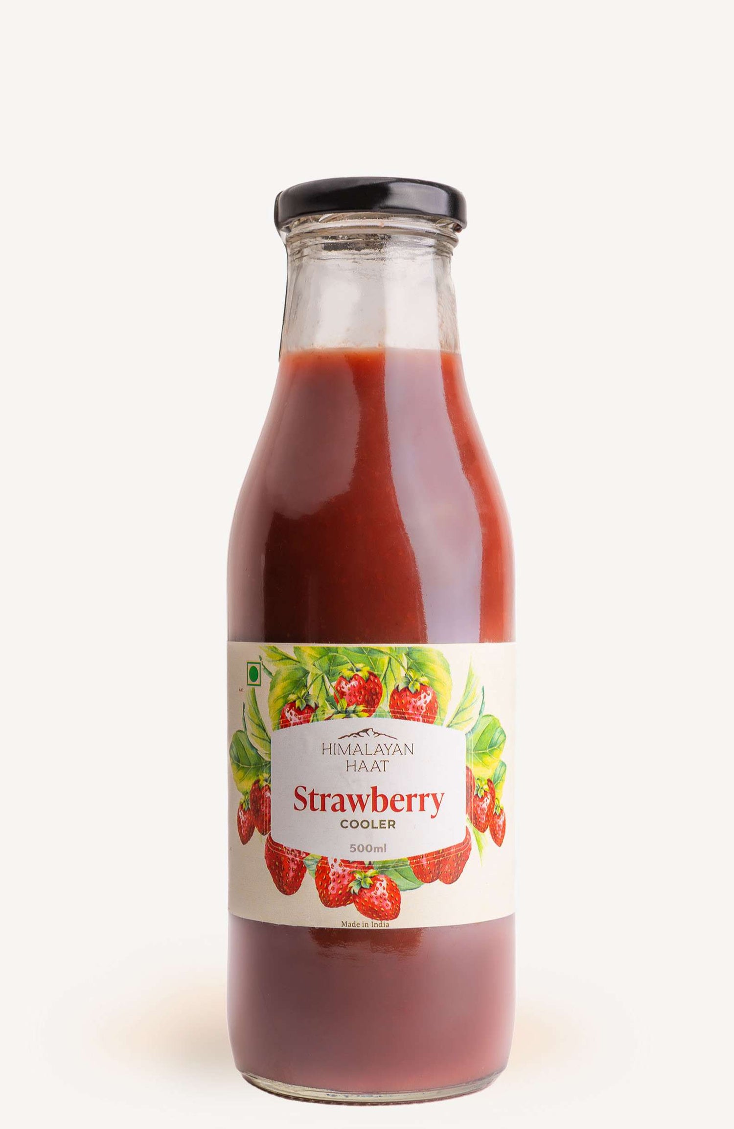 Strawberry Cooler | Hand Pressed Juice – Vegan, No Added Colors Or Flavors &amp; No Added Preservatives - Himalayan Haat – 340gm