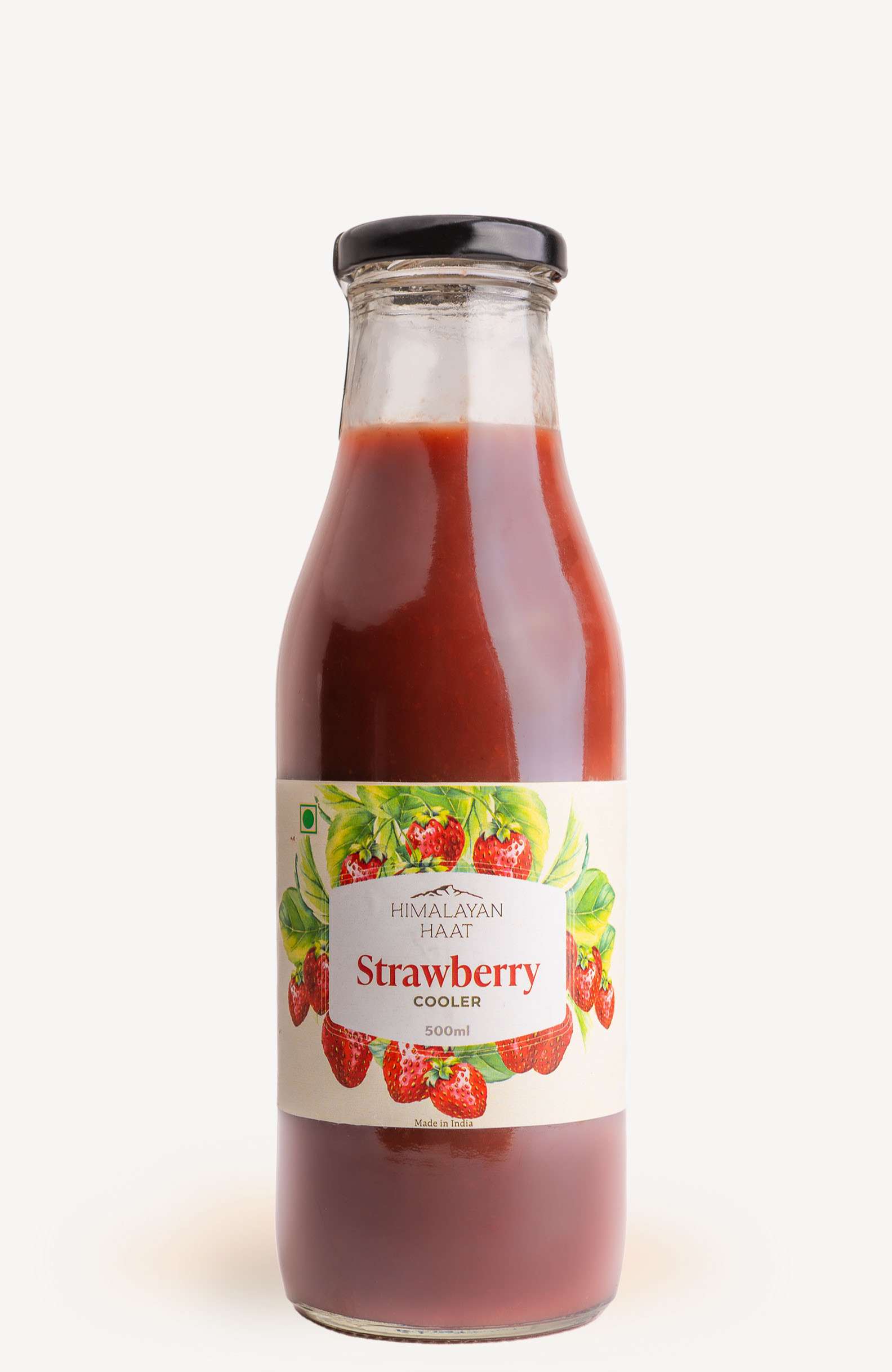 Strawberry Cooler | Hand Pressed Juice – Vegan, No Added Colors Or Flavors &amp; No Added Preservatives - Himalayan Haat – 340gm