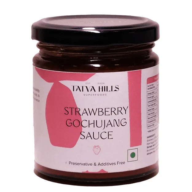Sauce | Strawberry Gochujang Sauce – No Added Preservatives & Additives Free – Tatva Hills – 180gm