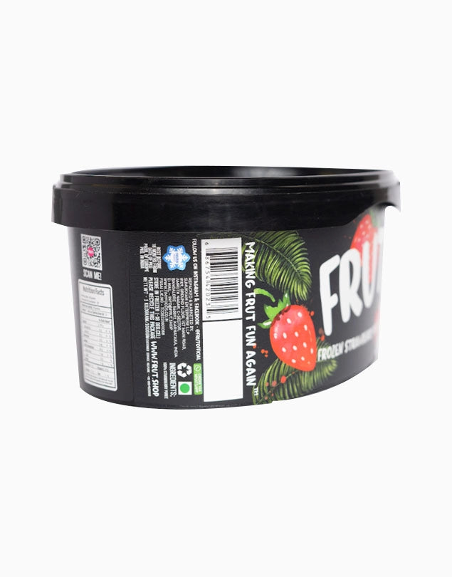Puree | Strawberry Puree – Frozen – No Added Sugar, Flavours &amp; No Added Preservatives – Frut – 1000gm