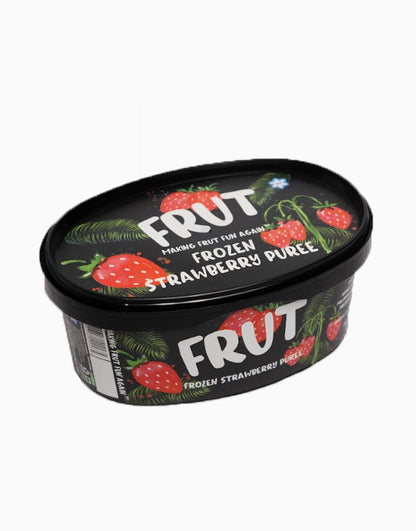Puree | Strawberry Puree – Frozen – No Added Sugar, Flavours &amp; No Added Preservatives – Frut – 1000gm