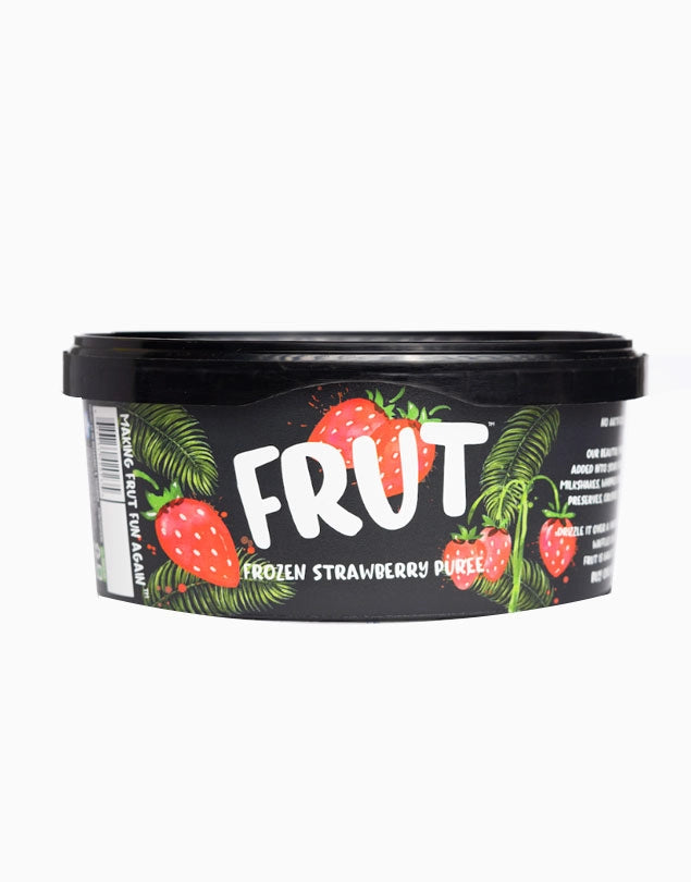 Puree | Strawberry Puree – Frozen – No Added Sugar, Flavours &amp; No Added Preservatives – Frut – 1000gm