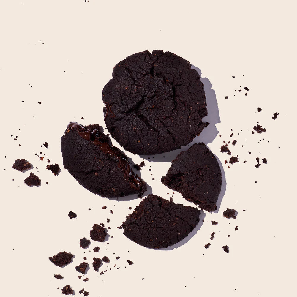 Keto Cookies | Sugar-Free Cacao &amp; Almond Flour Cookies (Chocolatey &amp; Sugar-Free) - Vegan, Gluten Free &amp; Sugar Free - The Cinnamon Kitchen - (10 Cookies) - 150gm