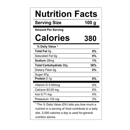 Sugar | Raw Sugar Unrefined - Just Organik – 1000gm