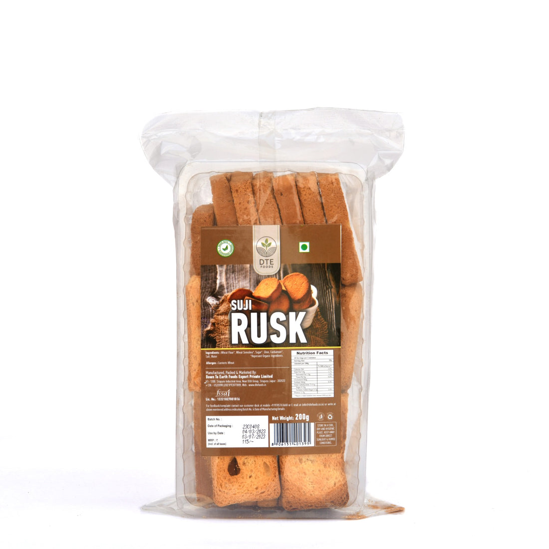 Suji Rusk – DTE – 200gm