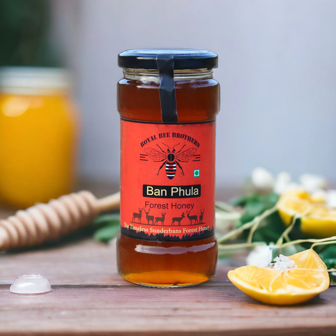 Honey | Sundarbans Forest Honey (Ban Phula) – Certified Organic – No Added Adulteration, Sugar, Corn Syrup & No Added Artificial Additives, Coloring Agents Or Preservatives – ROYAL BEE BROTHERS – 500gm