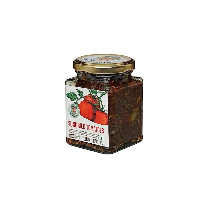 Sundried Tomatoes | Natural - No Preservatives, Sugar &amp; No Added Flavors - Kikaboni - 250gm