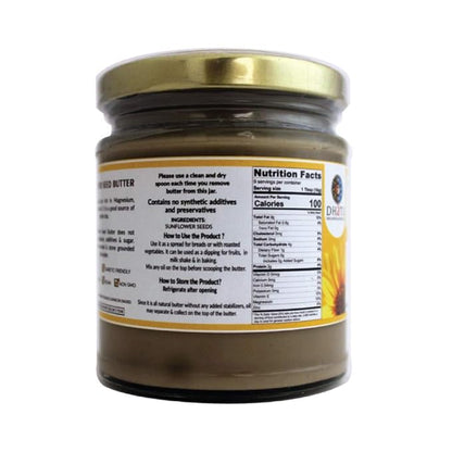 Sunflower Seed Butter – Dhatu Organics – 175gm