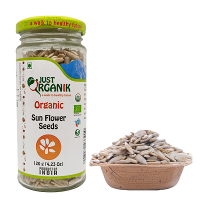 Sunflower Seed – Cold Pressed – Just Organik – 120gm