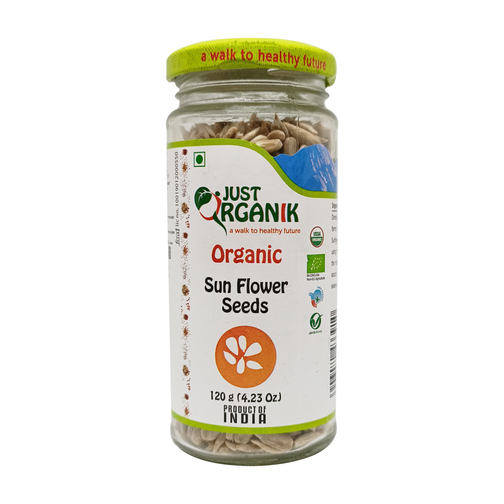 Sunflower Seeds | USDA Organic - Indian - Just Organik - 250gm