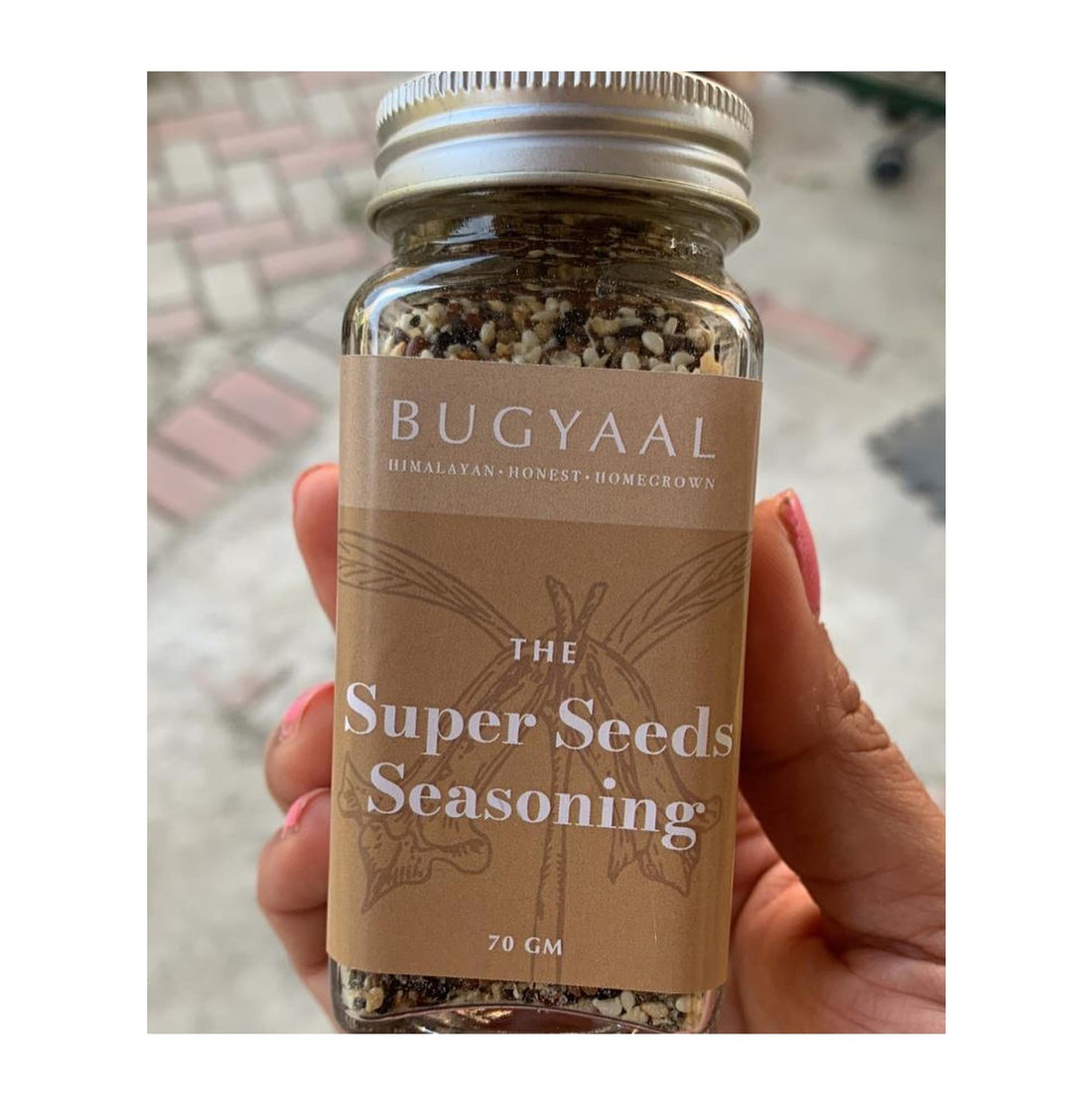 Super Seeds Seasoning - Natural - Indian - Good Source of Fibre - Bugyaal - 70gm