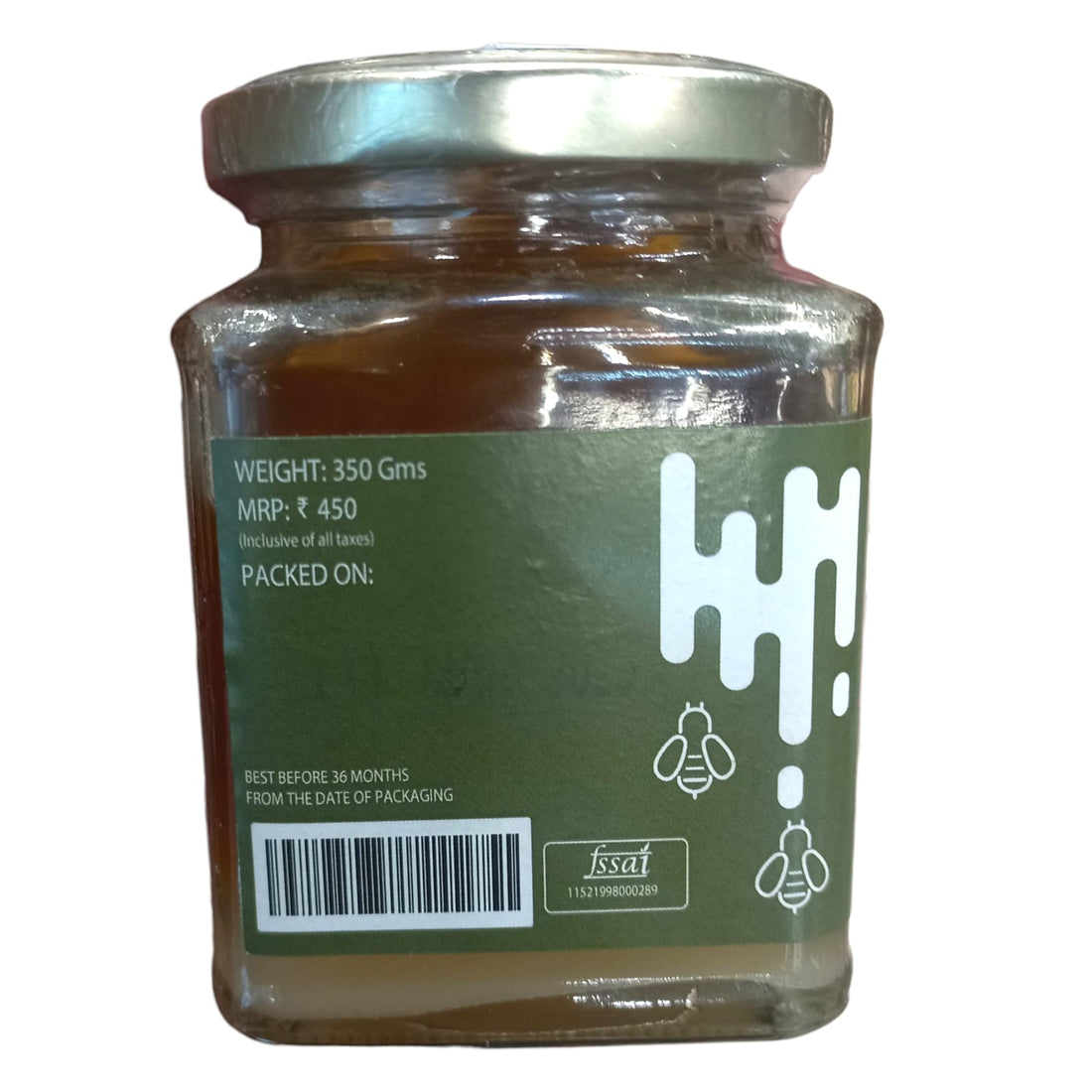 Honey | Van Tulsi Pure Forest Honey - Single Plant Single Origin Honey - No Added Sugar &amp; No Additives - Svaguna - 350gm