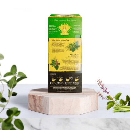 Tulsi Sweet Lemon Tea - Organic India - 25 Tea Bags