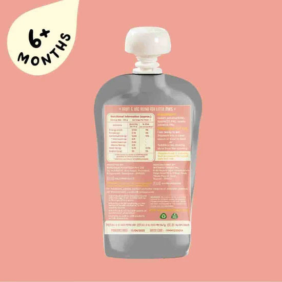 Sweet Potato Apple Puree | No Added Salt &amp;amp; No Added Sugar – rorosaur – 100gm