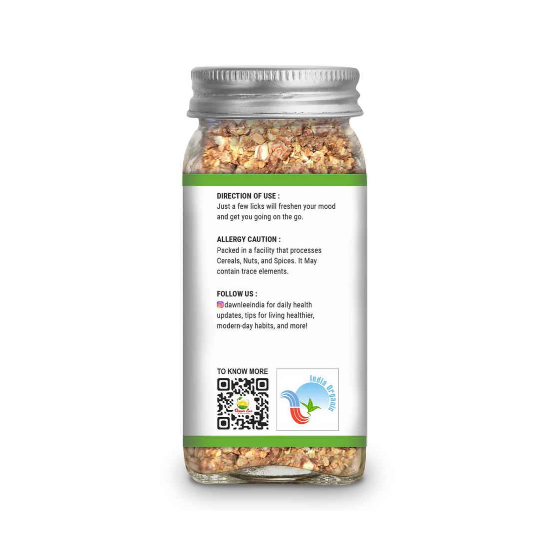 Mouth Freshener | Sweet Crunchy - Vegan, Mood Enhancer &amp; Support Relief From Spicy Food Induced Stomach Irritation - Dawn Lee - 75gm