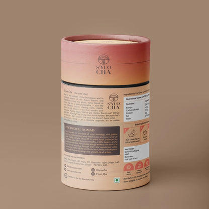 Tea |The Digital Nomad (Earl Grey Tea with Lavender and Ginseng for Sharper Focus) -No Side Effects-No Artificial Coloring- No Added Preservatives - Syuo Cha - 50gm