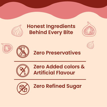 Ice Cream | Anjeer Love Bite -Sweetened with Dhaga Mishri - Prepared With A2 Cow Milk- Zero Preservatives, No Refined Sugar &amp;  Zero Added Colour and Artificial - Ksheeram Ice Cream – 200 gms