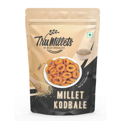 Millet Kodbale (41% Millet) –Zero Trans Fat, Cholesterol-Free, &amp; No added sugar - TruMillets - 125gm