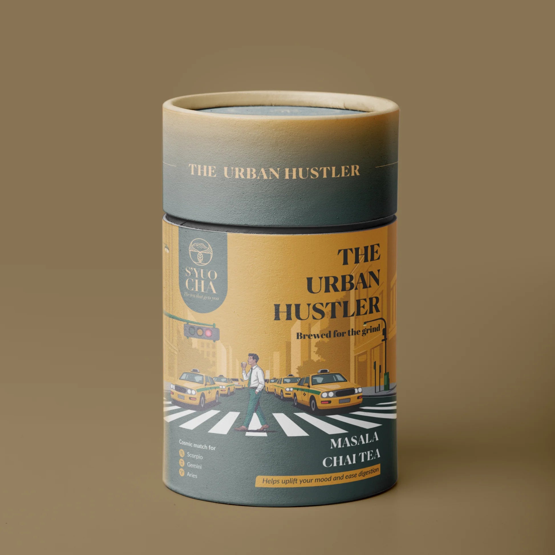 Tea |The Urban Hustler - Masala Chai Tea (Rose Masala Chai Tea for Improved Digestion)-No Side Effects-No Artificial Coloring- No Added Preservatives - Syuo Cha - 100gm