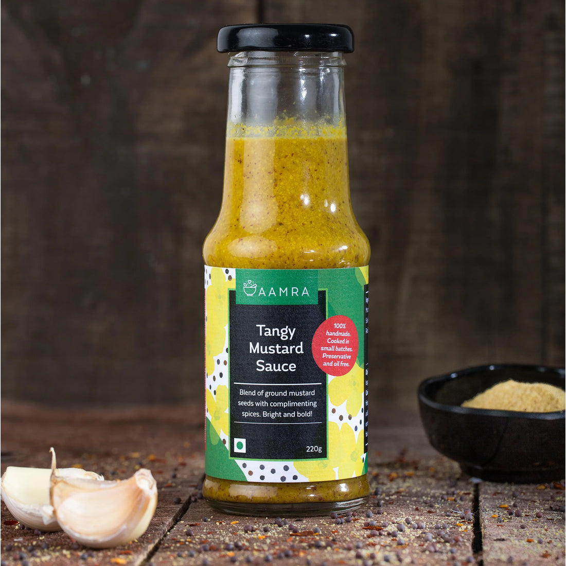 Tangy Mustard Sauce - Aamra - 220gm