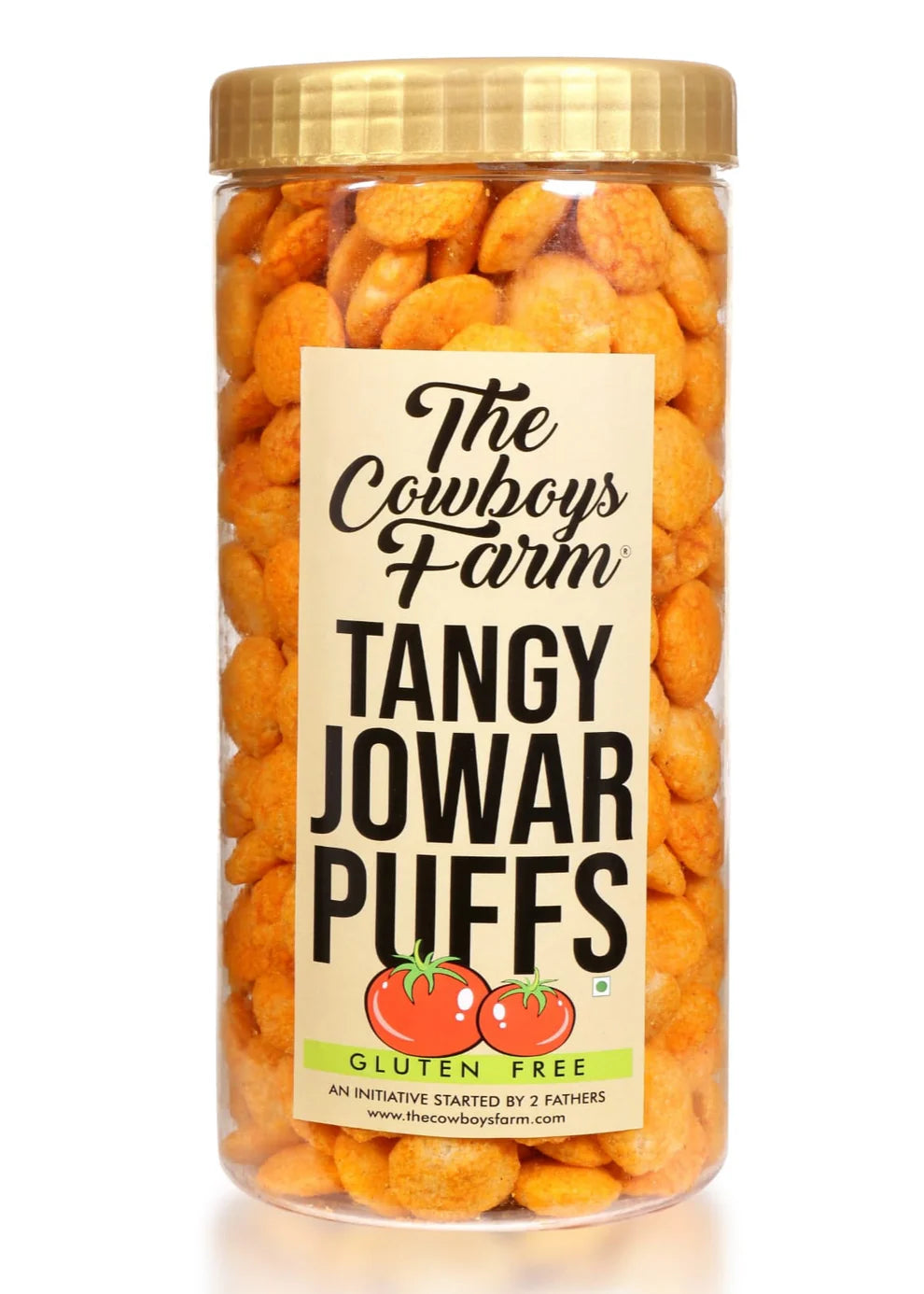 Jowar Puffs | Baked (Tangy Tomato) – Gluten Free &amp; Chemical Free – The Cow Boys Farm – 170gm