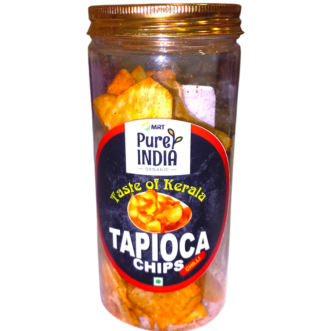 Tapioca Chips | Chilli - Taste Of Kerala - Mrt Organic - 100gm