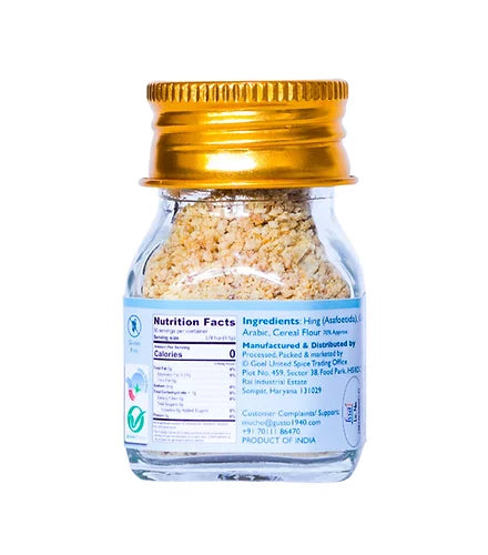 Hingwale Hand Pounded Hing - Natural - Indian - Vegan &amp; Gluten Free - Tassyam - 25gm