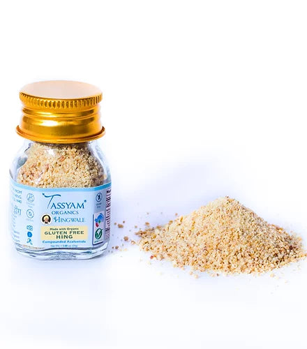 Hingwale Hand Pounded Hing - Natural - Indian - Vegan &amp; Gluten Free - Tassyam - 25gm