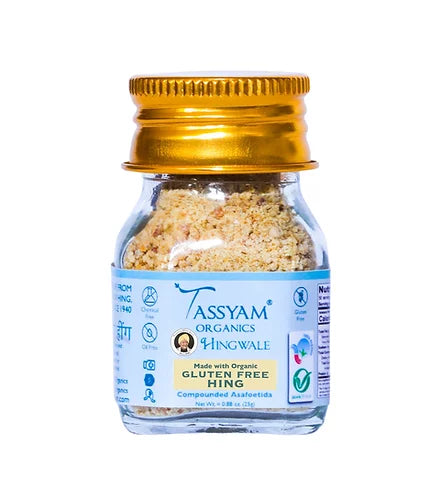 Hingwale Hand Pounded Hing - Natural - Indian - Vegan &amp; Gluten Free - Tassyam - 25gm