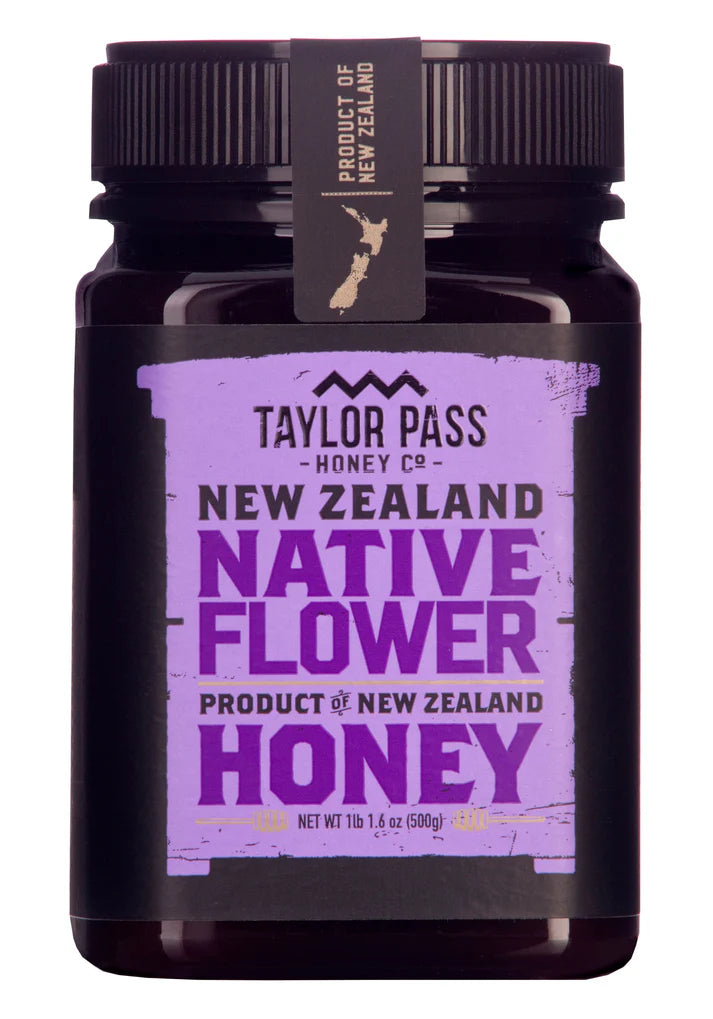 Honey | New Zealand Native Flower Honey - Antibiotic Free - Taylor Pass Honey - 250gm