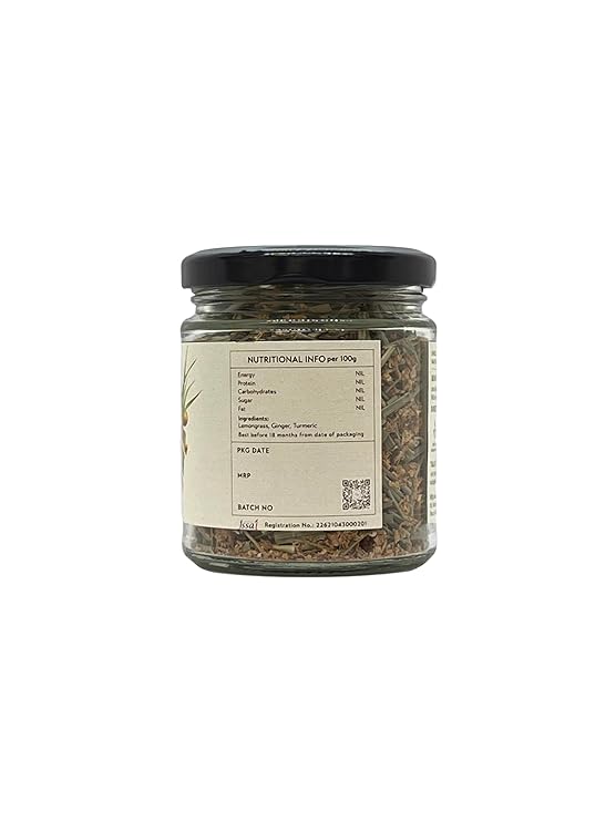 Tea | Lemongrass Ginger &amp; Turmeric Infusion - Himalayan Haat - 30gm