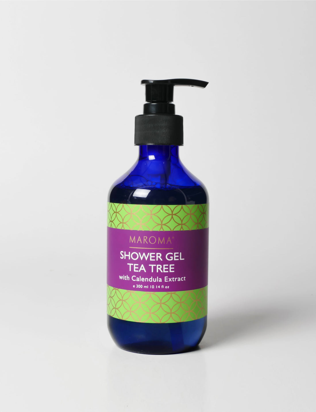 Shower Gel | Shower Gel Tea Tree (With Calendula Extract) - Vegan, Cruelty Free, Palm Oil Free, No Parabens, Synthetic Fragrances &amp; No Artificial Color - Maroma - 300ml