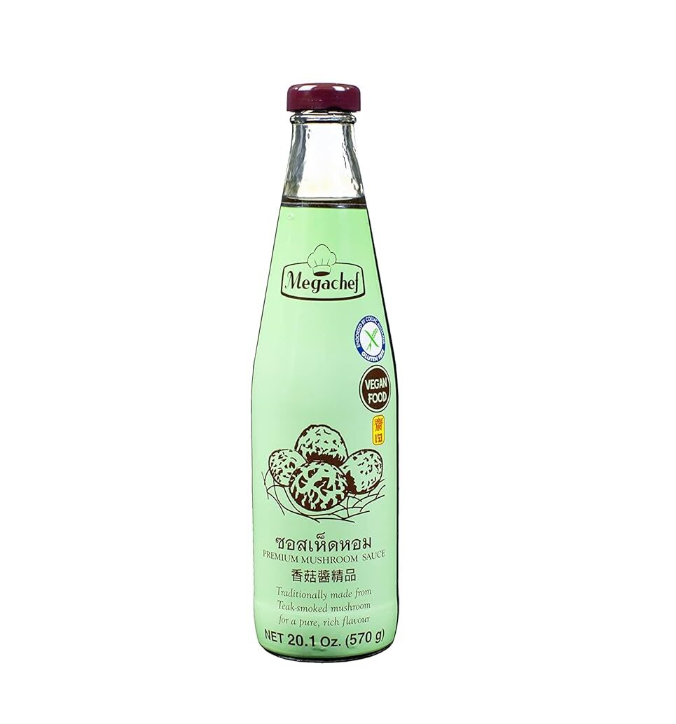 Mushroom Sauce | (Premium) - Teak Smoked - For A Pure &amp;amp; Rich Flavour - Vegan, Gluten Free &amp;amp; No Msg Added - Megachef - 230gm