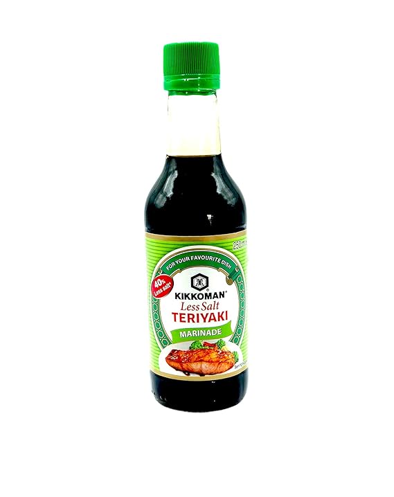 Teriyaki Sauce | 40% Less Salt Teriyaki (Marinade) - Kikkoman – 250ml