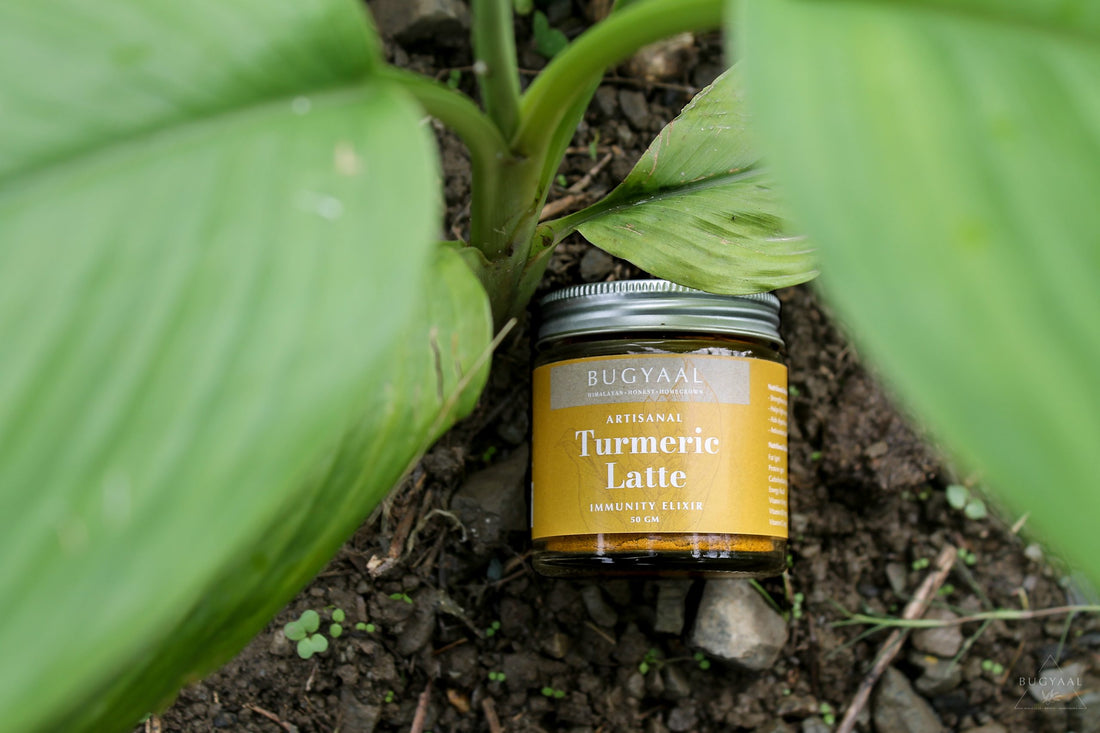 Turmeric Latte Blend - Natural - Indian - Immunity Elixir - Bugyaal - 50gm