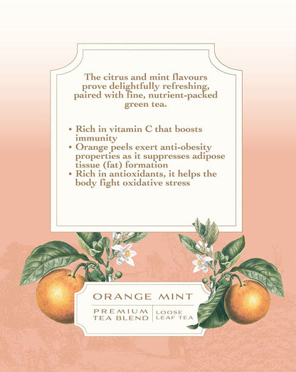 Tea | Orange &amp; Mint Tea – The Earth Reserve – 50gm