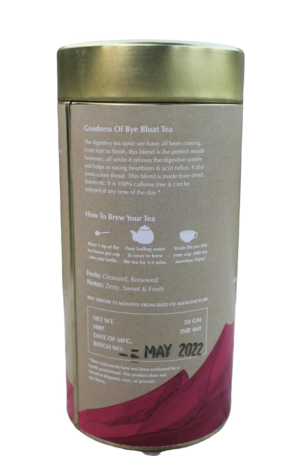 Bye Bloat Tea - Natural - Indian - Bugyaal - 50gm