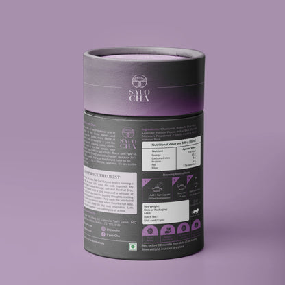 Tea |The Conspiracy Theorist  (Blue Tea with Chamomile for Better Sleep) -No Side Effects-No Artificial Coloring- No Added Preservatives - Syuo Cha - 30gm