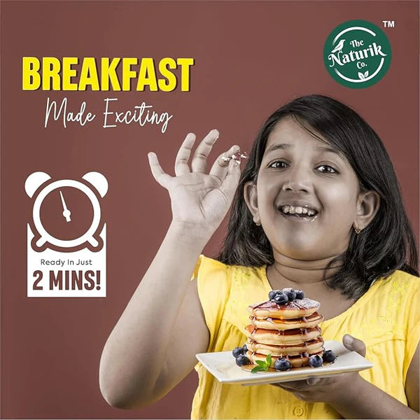 Millet Pancake &amp; Waffle Mix | Double Chocolate - Vegan, Gluten Free, No Maida, No Sugar, No Palm Oil &amp;amp; No Added Preservatives – The Naturik Co – 150gm