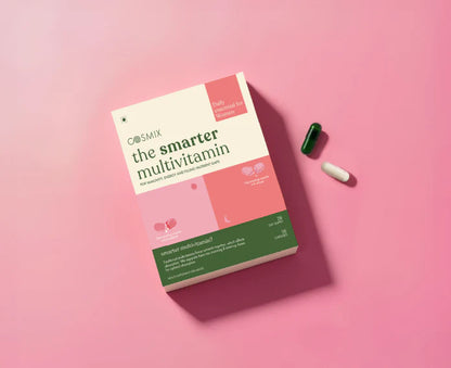 Multivitamins | The Smarter Multivitamin - Daily Essential For Women 18+ - For Immunity, Energy And Filling Nutrient Gaps - No Talc, No Additives, Flavours &amp; No Artificial Colorants - Cosmix - 56 Capsules