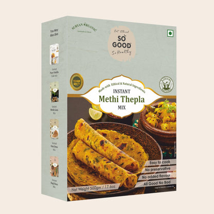 Methi Thepla | Instant Methi Thepla Mix (Made With Ethical Ingredients) - No Added Preservatives &amp; No Added Flavour - SOSE – 500gm