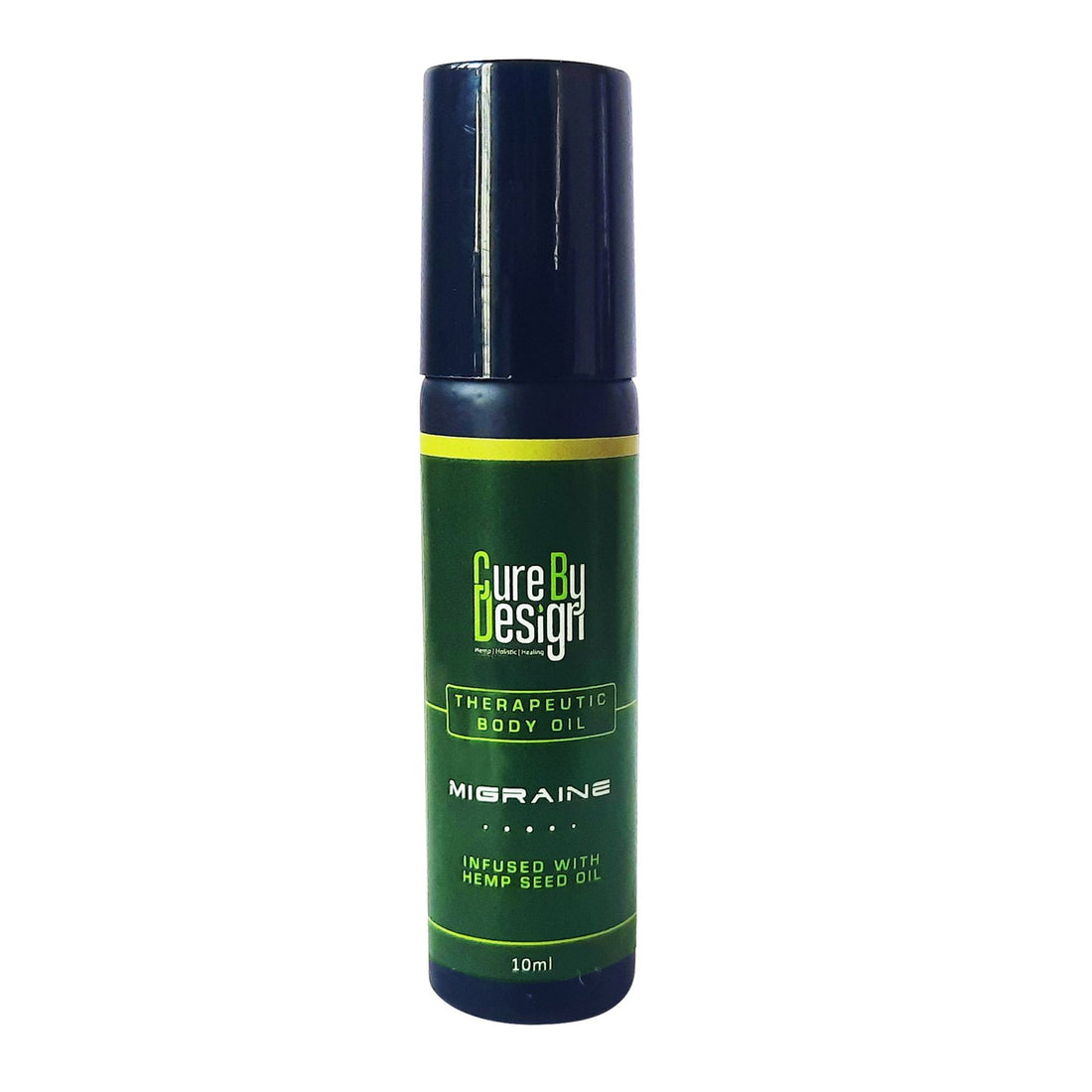 Body Oil | Theraputic Body Oil (Migrane) - Infused With Hemp Seed Oil - Cure By Design - 10ml