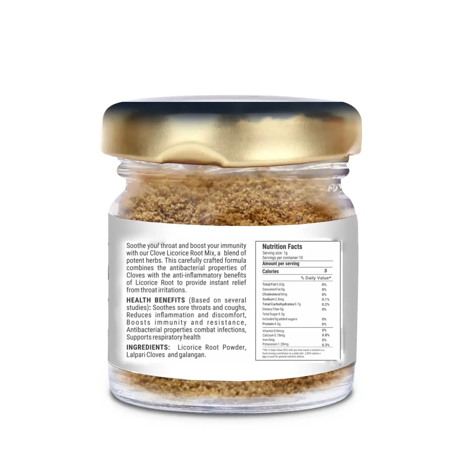 Throat Ease | A Potent Blend Of Liquorice And Clove - Dawn Lee - 20gm