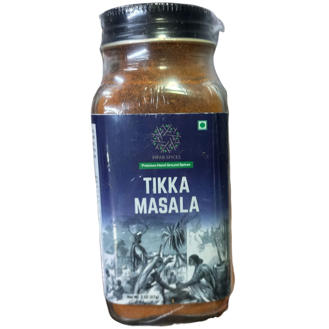 Masala | Tilkka Masala - Premium Hand Ground Spices - No Added Chemicals & No Added Preservative - Pipar Spices - 57gm