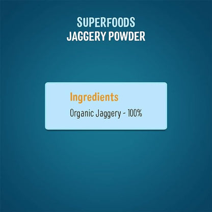 Jaggery Powder | USDA Organic - No Added Preservatives &amp; Chemical Free - Timios - 100gm
