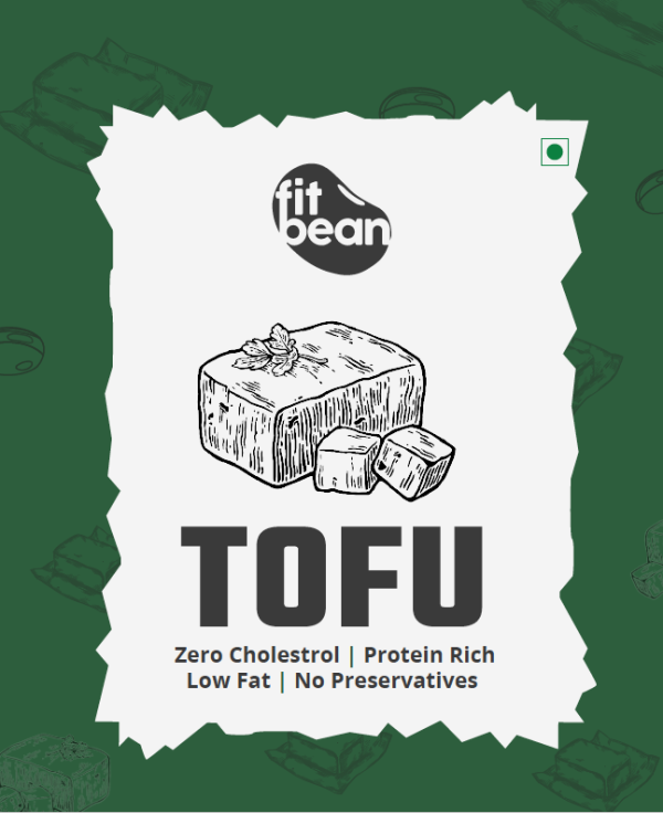 Tofu | Oregano - Cholesterol Free, High In Protein, Low Fat & Preservatives Free – Fit Bean – 200gm