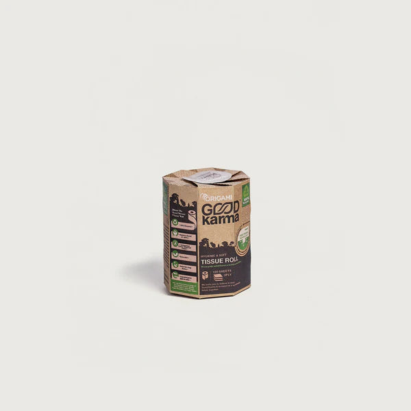 Toilet Roll | 100% Recycled - Good Karma - (Single) - 100 Pulls